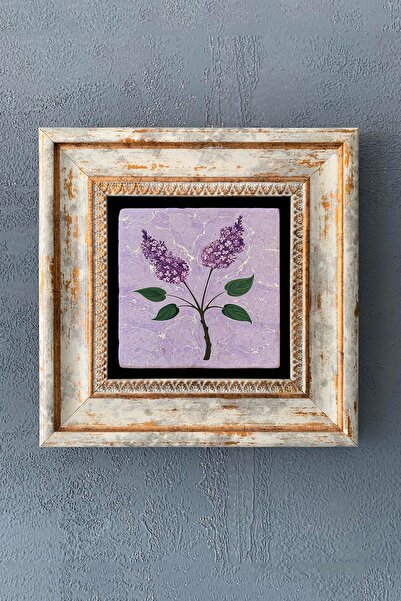 Oscar Stone Decor Çerçeveli Taş Tablo 20x20 Cm-wall Decor