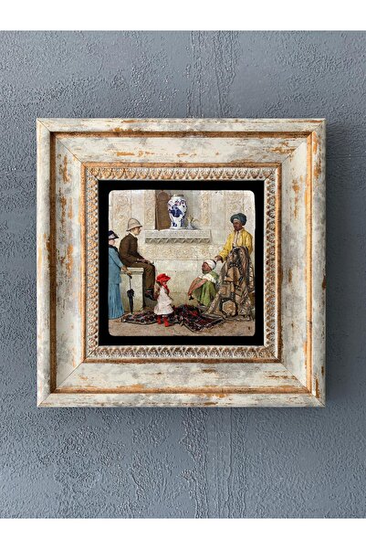 Oscar Stone Decor Decor de perete din piatră înrămată 20 x 20 cm ARTISTIC