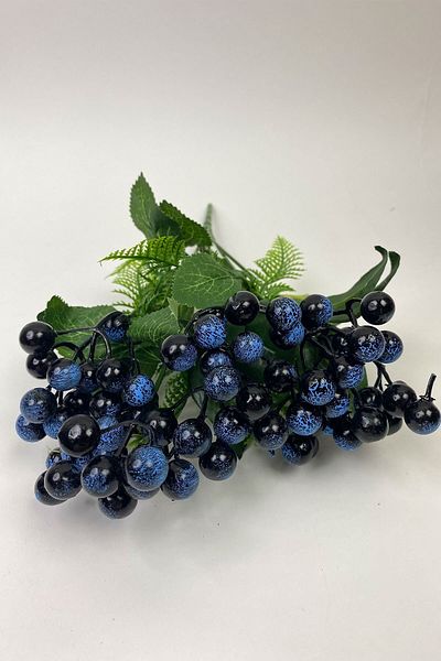 Hobigram Floare Artificială Decorativă Blue Kokina Bunch 1 Bunch Plantă Artificială Cu 7 Capete