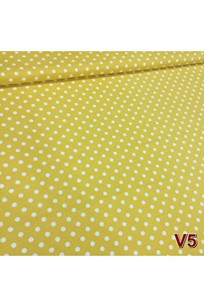 Renk Tekstil Puanlı Desen Duck Keten Kumaş