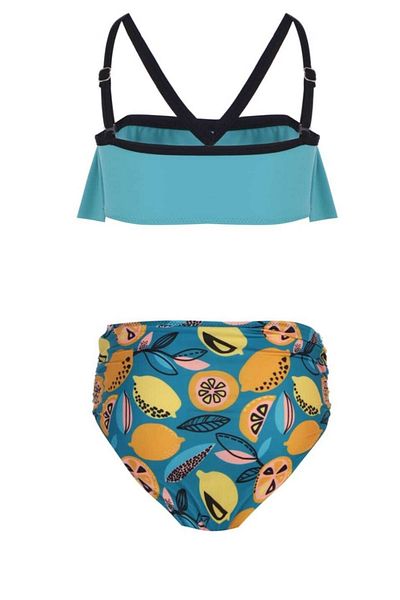 Adasea Frilly High Waist Girl's Bikini Set