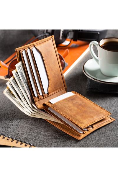 Conceria Pelle -Genuine Leather Premium Classic Wallet & Card Holder