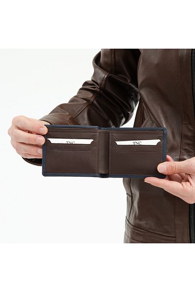 Tamer Tanca Portofel din piele pentru bărbați Portofel, suport card, breloc 688 142 Erk Czdn Sk22/23