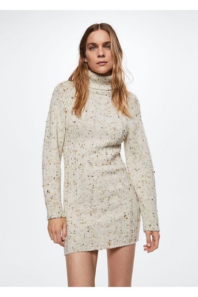 MANGO Woman Melted Knitwear Dress