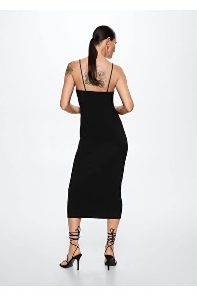 MANGO Woman Cut Out Detaylı Elbise