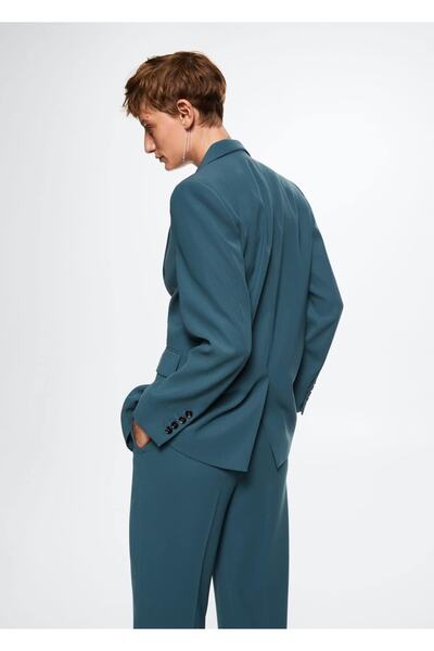 MANGO Woman Düğmeli Blazer Ceket