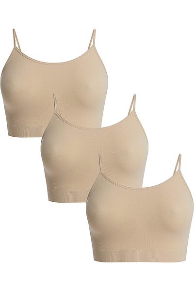 Formeasy Seamless Thin Strap Bustier Set of 3 6300