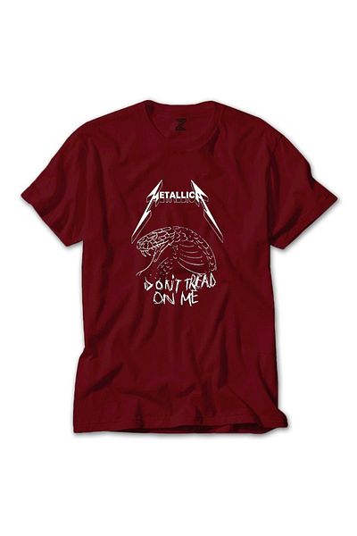 Z zepplin Tricou roșu Metallica Don't Tread On Me
