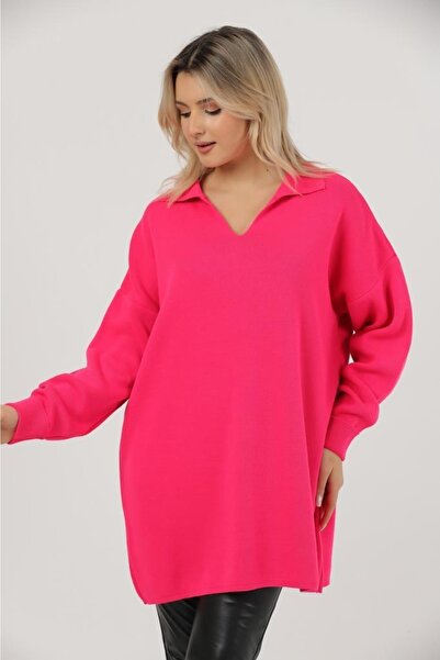 GND Pulover supradimensionat cu gât polo