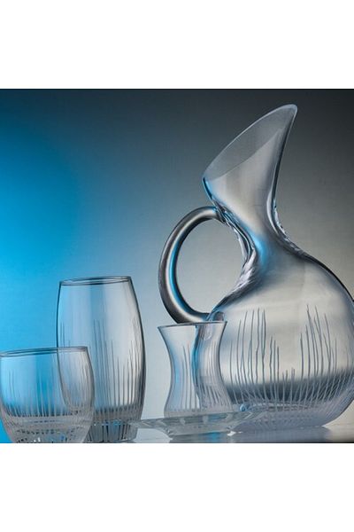 KCD Glass Decor Design Light 61 Piece Water Set