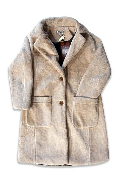 Puledro Girl's Plush Coat