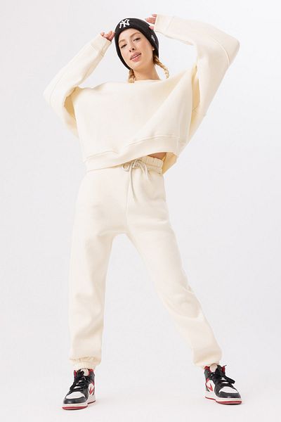 gothamvibes Γυναικεία φούτερ Jogger Cream