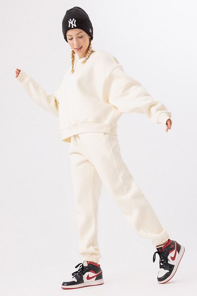 gothamvibes Γυναικεία φούτερ Jogger Cream