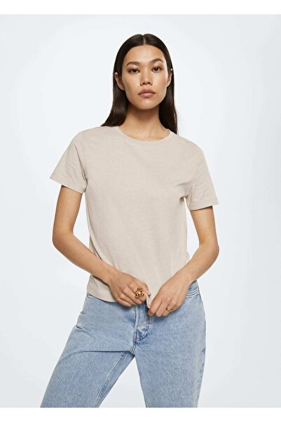 MANGO Woman T-Shirt από 100% βαμβάκι