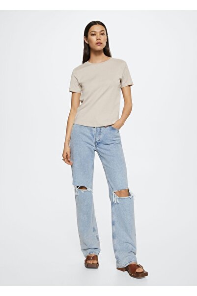 MANGO Woman T-Shirt από 100% βαμβάκι