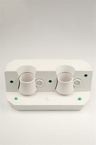 Ref-San Kazan Fincan Ikili Batarya | Alçı Kalıp