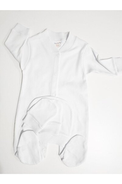 Berto Unisex Baby Jumpsuit - Newborn Set with Beanie and Gloves