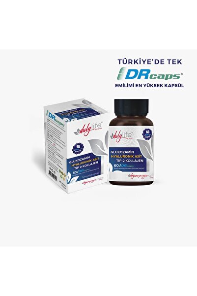 Dulylife Glukozamin + Hyaluronik Asit + Tip 2 Kollajen 60 Drcaps Kapsül