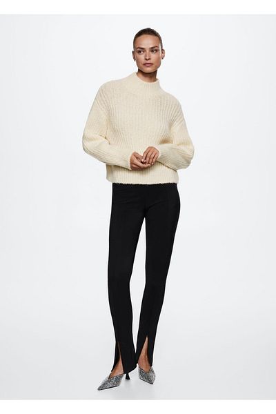 MANGO Woman Perkins Collar Sweater
