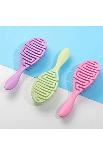 TUSHBA Perie elastică parfumată pentru pieptănat păr Set de 3