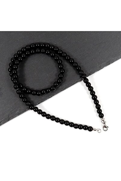 Kusakli قلادة من حجر العقيق الطبيعي اللامع