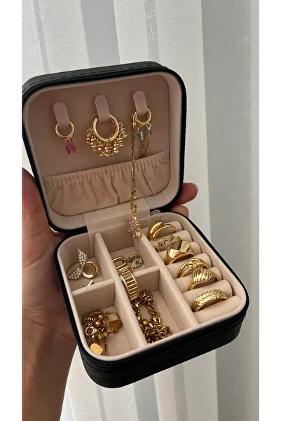 Alışveriş Bekçisi Leather Jewelry Bag