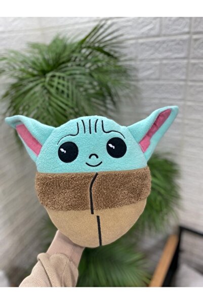 pamela home Star Wars Yoda Bebek (BABY YODA) Sevimli Hediyelik Peluş Yastık