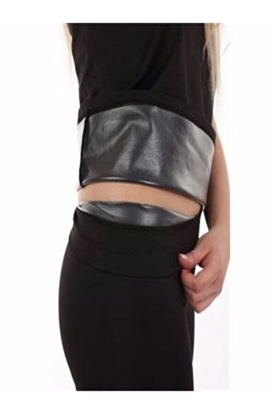 Sh Mağazacılık Thermal Sauna Maximum Sweat Sweat Leggings and Zippered Short Sleeve Set