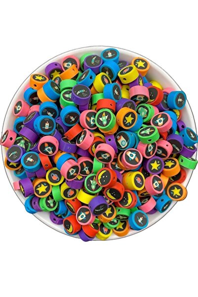 Hedef Bijuteri 25 Adet Uzay Araçları, Gökyüzü Ve Gece Temalı Karışık Model Po...