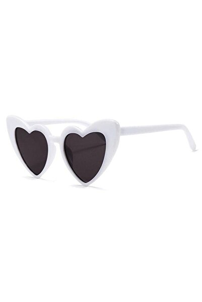 Adil Baba Heart Frame Sunglasses Cat Eye Heart Glasses Heart Retro Sunglasses