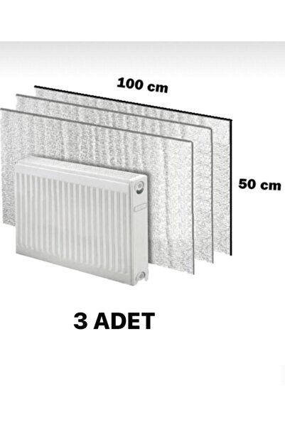 Dükkanönü (3 Adet) Kalorifer Radyatör Arkası Isı Yalıtımı Levhası