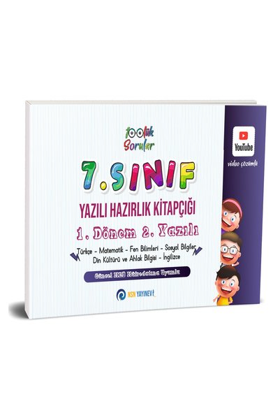 NSN YAYINEVİ 7. Sınıf Yazılı Hazırlık Kitapçığı 1. Dönem 2. Yazılı