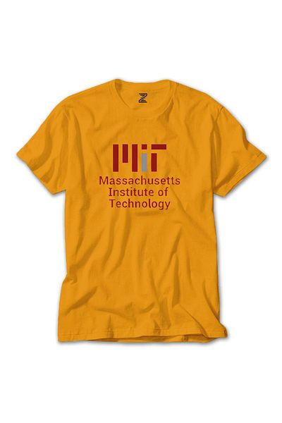 Z zepplin Κίτρινο μπλουζάκι με λογότυπο Massachusetts Institute Of Technology