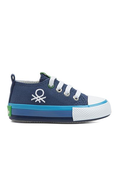 Benetton ®| Bn-30652 - 3394 Navy Blue - Children's Sneakers
