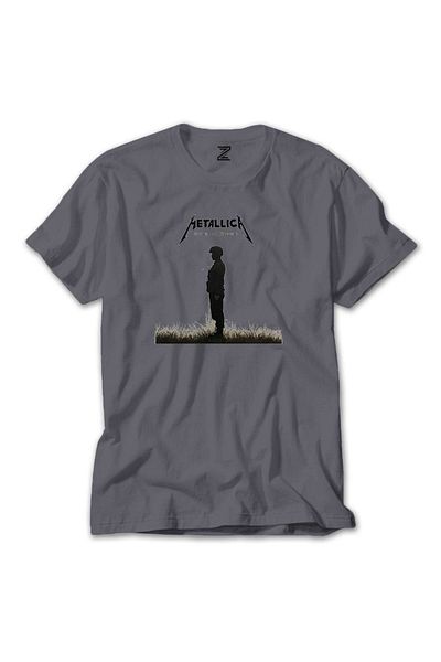Z zepplin Μπλουζάκι Metallica Master Of Puppets Metal Soldier Grey