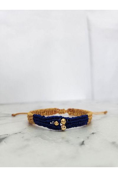 Eva Takı Double Knot Cord Model Friend Rope Knitted Macrame Handmade Woven Bracelet
