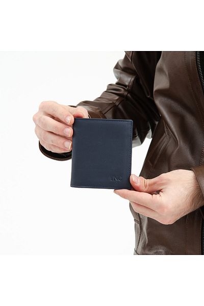 Tamer Tanca Portofel din piele pentru bărbați, suport card, breloc 688 140 Erk Czdn Sk22/23