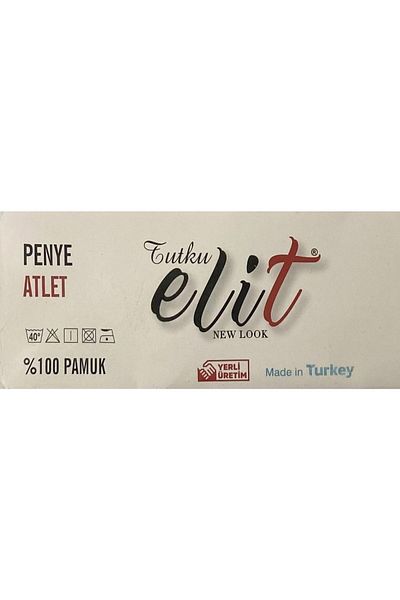 Tutku Elit قميص داخلي رجالي من القطن الممشط 1001 - 3 قطع