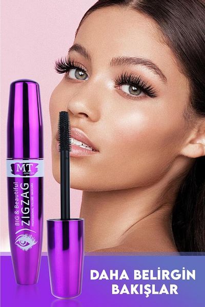 Makeuptime Big Beautiful Volume Mascara with Zigzag Purple Packaging