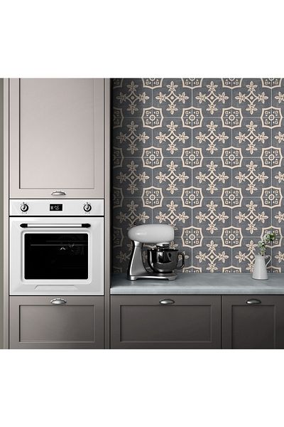 FNC CONCEPT Self Adhesive Tile Patterned Foil (67.5x100 Cm)