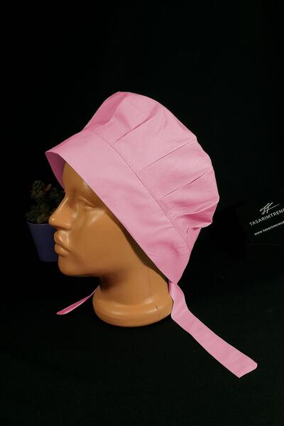 Tasarım Trend Single Color Mushroom Bonnet Pink