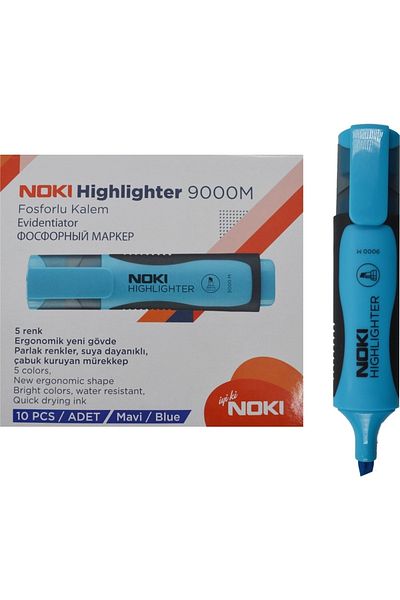 Noki Highlighter 10 Pieces Blue