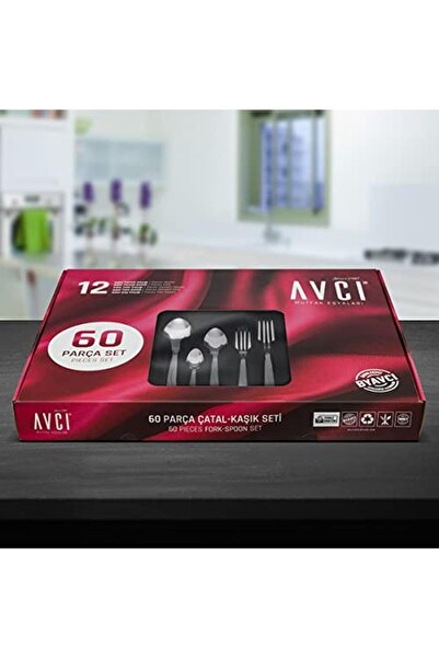 Avcı Moonlight 60 Piece Cutlery Set