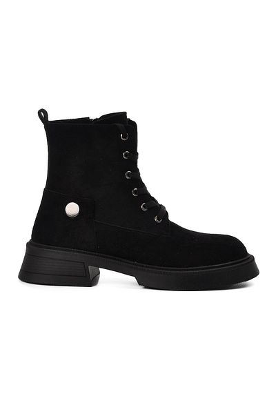Park Moda K610 Μαύρα Suede Γυναικείες Μπότες