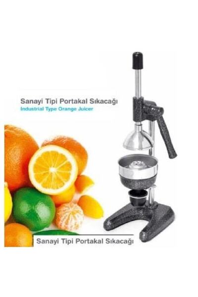 KALE 1701 Sanayi Tipi Kollu Narenciye Portakal Nar Sıkma Aleti Katı Meyve Sıkacağı Press Döküm