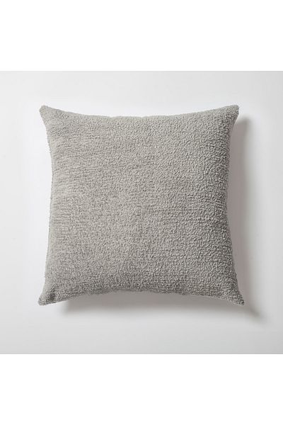 Fineroom Living "Cosy" - Pernă cu pene texturată din piele de oaie 50x50 (pernă interioară inclusă)