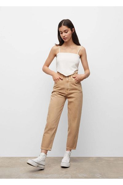 Mango Teen Blugi Bej Pentru Copii