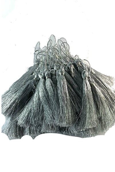 Hobigram Gümüş Simli Ithal Tekli Püskül 6 Cm 10 Adet – Diğer Parti Malzemeler...