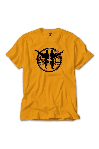 Z zepplin Таекуондо Червен кръг Жълта тениска