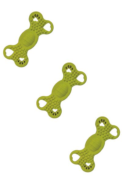 Buffer ® 3 Pieces Two Sided Serrated Teething Chewing Toy for Pets